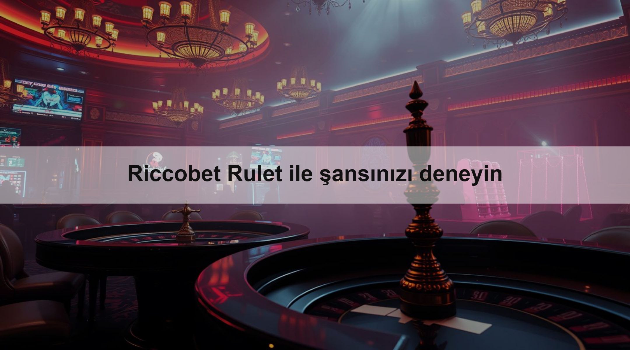 Riccobet Rulet ile şansınızı deneyin