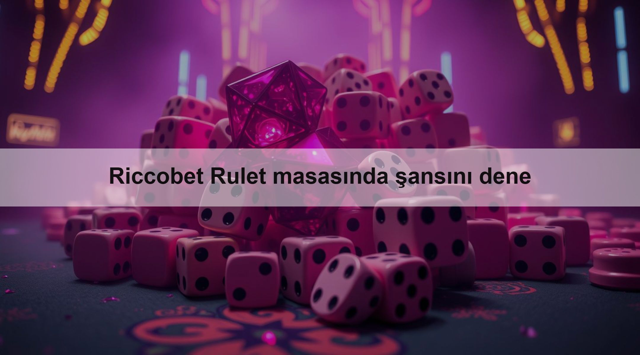 Riccobet Rulet masasında şansını dene
