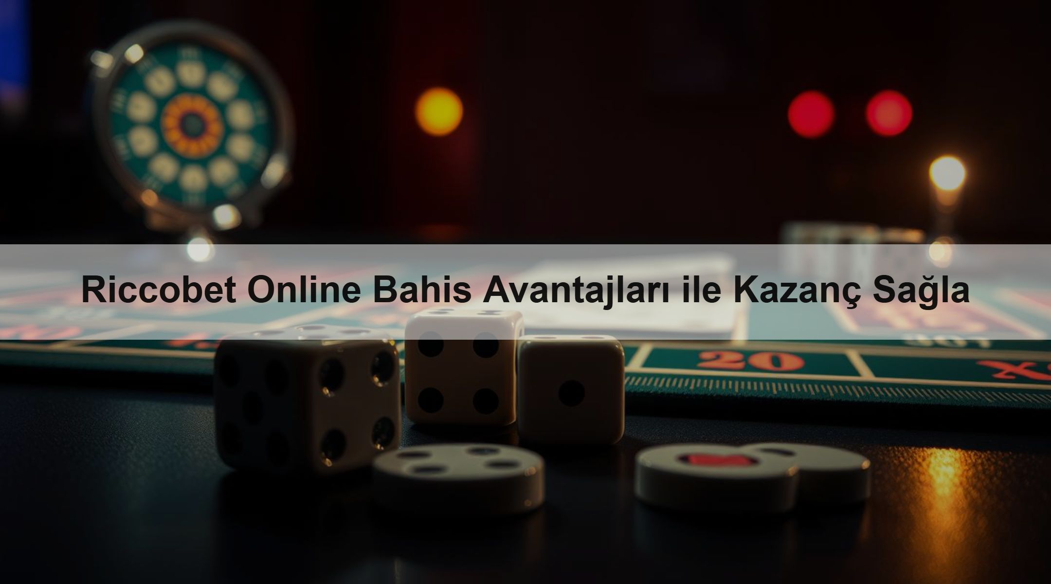 Riccobet Online Bahis Avantajları ile Kazanç Sağla